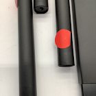 Open Box: Yamazaki Leaning Clothes + Towel Rack with Shelf - Black