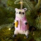 Après Ski Bottlebrush Animal Ornaments