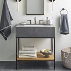 Streamline Concrete Single Bathroom Vanity (31.5")