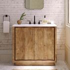 Carved Pattern Single Bathroom Vanity (36")