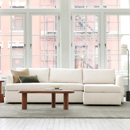 Dominick 2-Piece Storage Chaise Sectional (112"-122") by West Elm