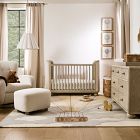 Joseph Altuzarra Sphere Foot Upholstered Convertible Crib