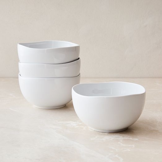 Organic Porcelain Cereal Bowl Sets by West Elm