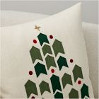 Crewel Folk Tree Pillow Cover