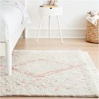Dot Diamond Low-Shed Shag Rug