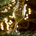 White Wine Glass Ornament