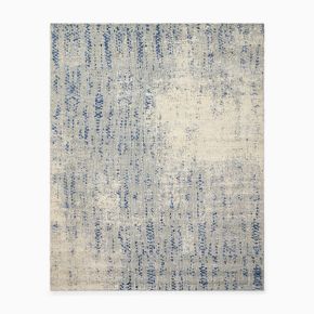 West Elm Distressed Foliage Rug