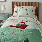 Christmas Eve Santa Delivery Quilt &amp; Shams