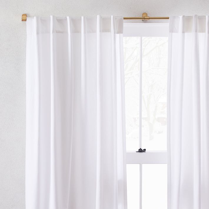 Cotton Canvas Curtain (Set of 2) | West Elm