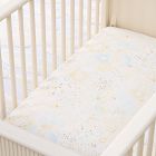 Stars &amp; Moon Crib Fitted Sheet