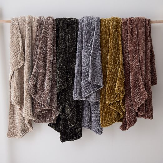 Chunky Luxury Chenille Throw by West Elm