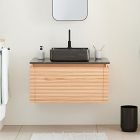 Makoto Floating Single Bathroom Vanity (36")