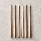 Signature Wax Metallic Taper Candles (Set of 6)