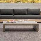 Concrete Waterfall Rectangle Coffee Table (60")