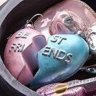 Glass Heart Ornaments (Set of 2)