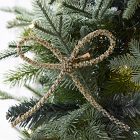 Glitter Bow Clip-On Ornament