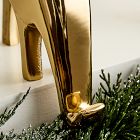 Mid-Century Brass Animal Stocking Holders