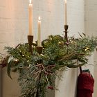 Pre-Lit Faux Mixed Pine &amp; Pepperberry Wreath &amp; Garland