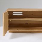 Callahan Solid Wood Rattan Media Console (80")