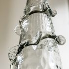 Decorative Textured Glass Tabletop Tree