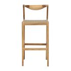 Gracen Teak Wood Bar Stool