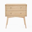 Mid-Century Wide Nightstand (25")