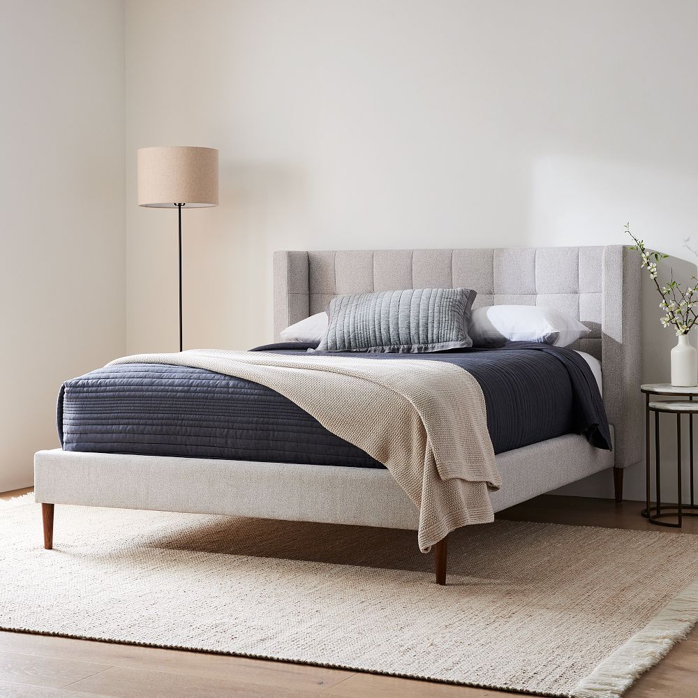 Shelter Bed - Wood Legs by West Elm