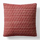 Textured Checker Pillow Cover