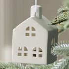 White Ceramic House Ornaments
