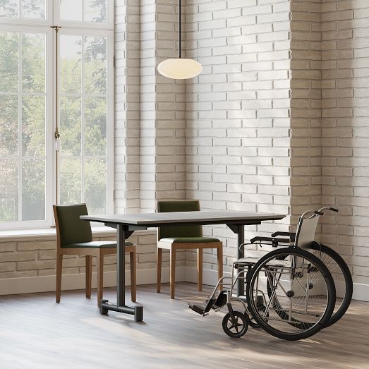Branch Restaurant Rectangle Dining Table - Quartz (ADA) by West Elm