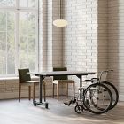 Branch Restaurant Rectangle Dining Table - Quartz (ADA)