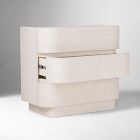 Solstice Painted Raffia 3-Drawer Dresser (35")