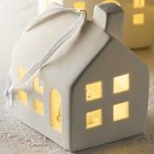 White Ceramic House Ornaments