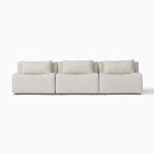 Billy Cotton Curved Armless Modular Sofa (94.5")