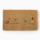 Downhill Skiers Doormat