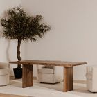 Margaret Live Edge Dining Table (78"&ndash;98")