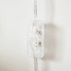 Rattan Bubble Sconce (13")