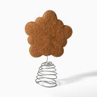 Felt Gingerbread Snowflake Tree Topper