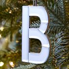 Mirrored Initial Ornaments