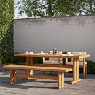 Monterey Outdoor Teak Extendable Dining Table (77"&ndash;107")