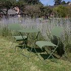 Fermob Metal Outdoor Round Bistro Table (24" &ndash; 38")