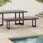Malfa Outdoor Dining Bench (69")