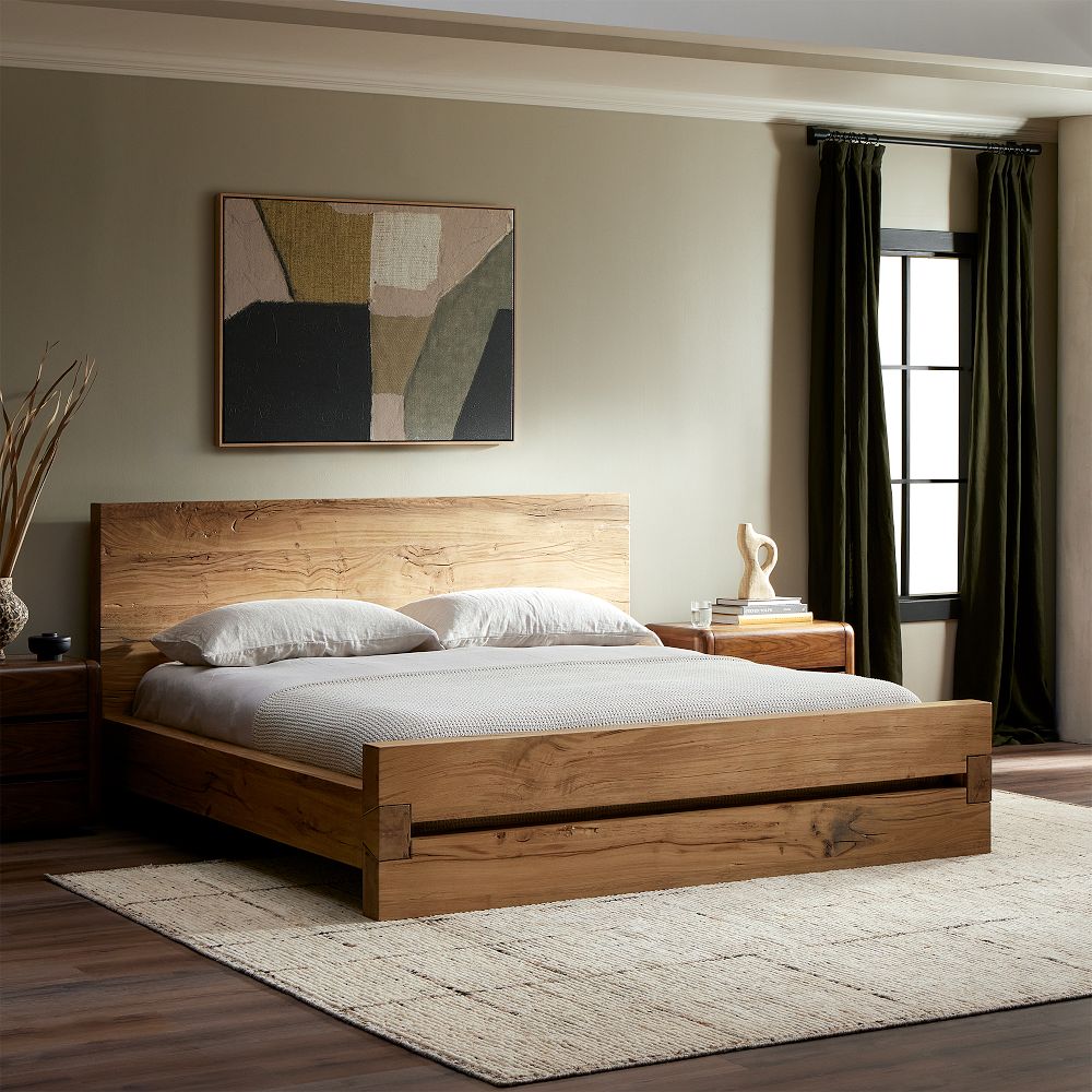 Perlman Reclaimed Wood Bed by West Elm