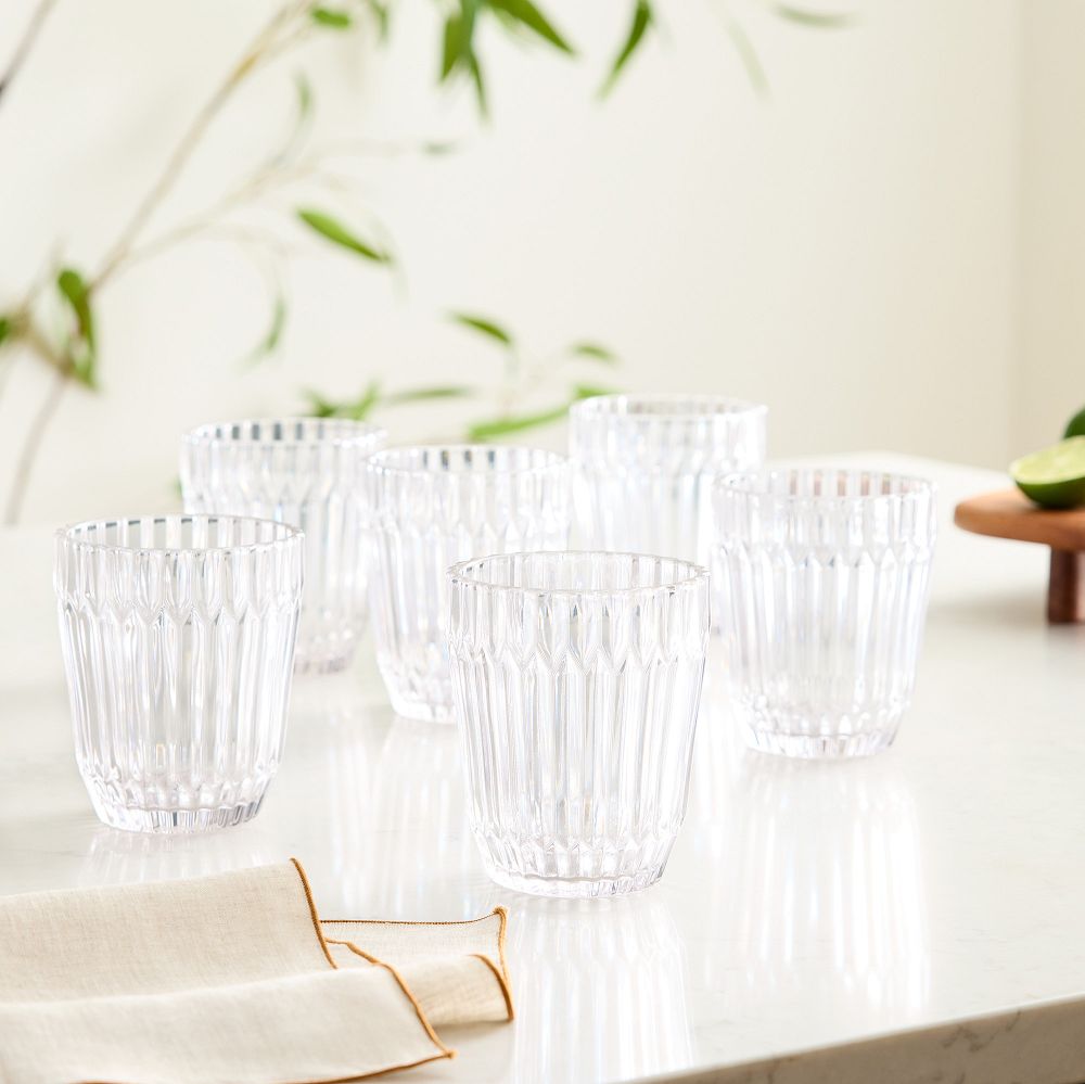 Archie Drinking Glasses (Set of 6) - Clear, Set of 6