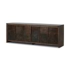 Open Box: Iva Sideboard (96") - Espresso Oak, Coffee Iron