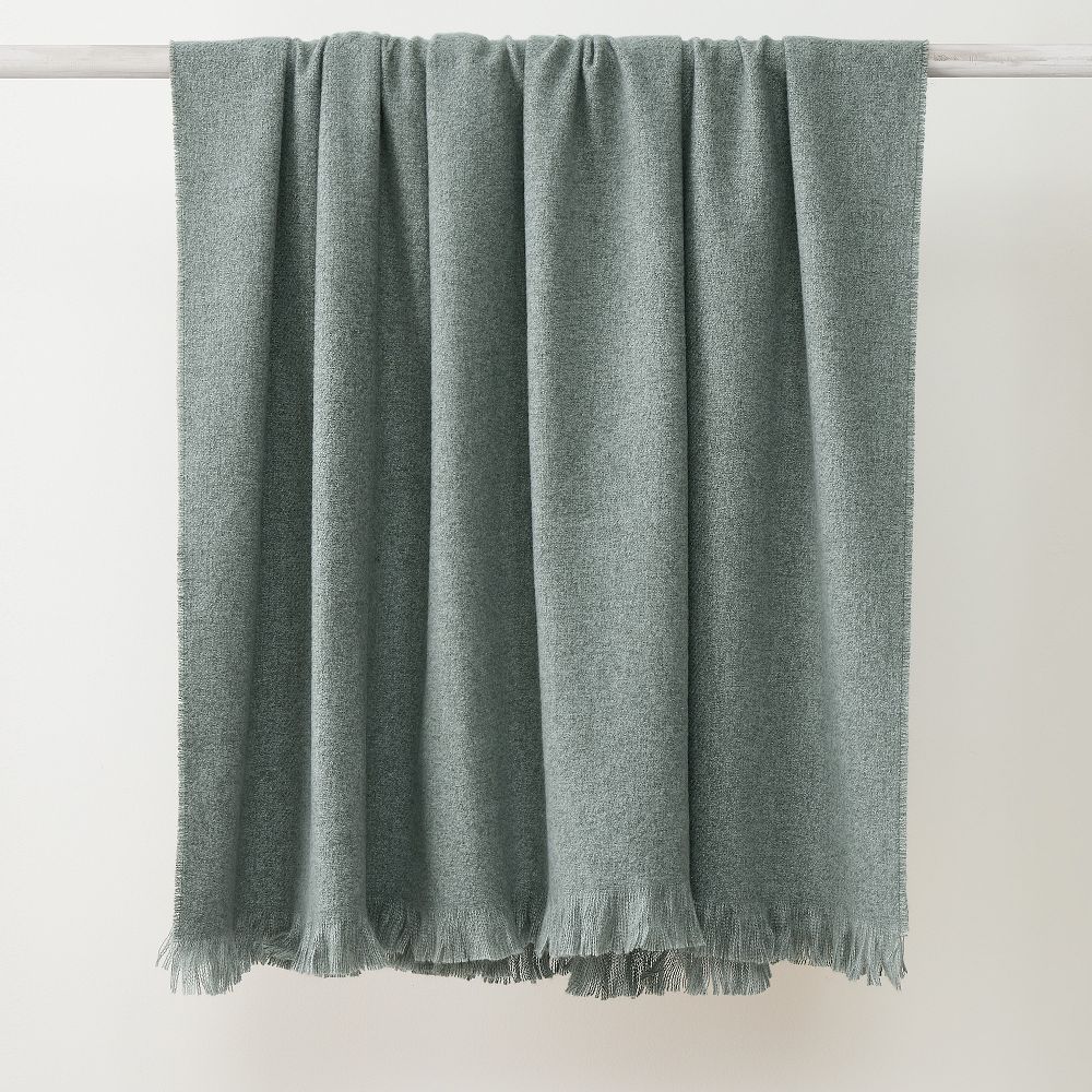 Brushed Woven Throw - 50x60, Aegean