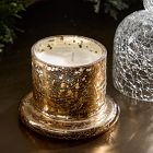 Bronze Shimmer Metallic Cloche Candles - Frozen Pine &amp; Cedarwood