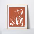 Diarrablu Print - Courbes