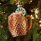 Glass Tropical Cocktail Ornaments