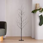 Light-Up Brown Christmas Tree